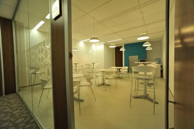 Breakout area, commercial office fit-out