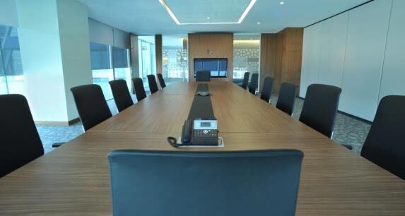 Conference room joinery and lighting control