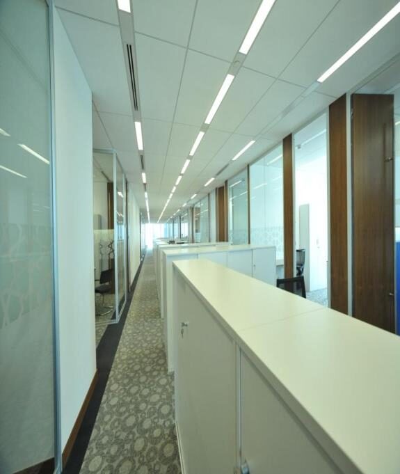 Circulation corridor, office fit-out